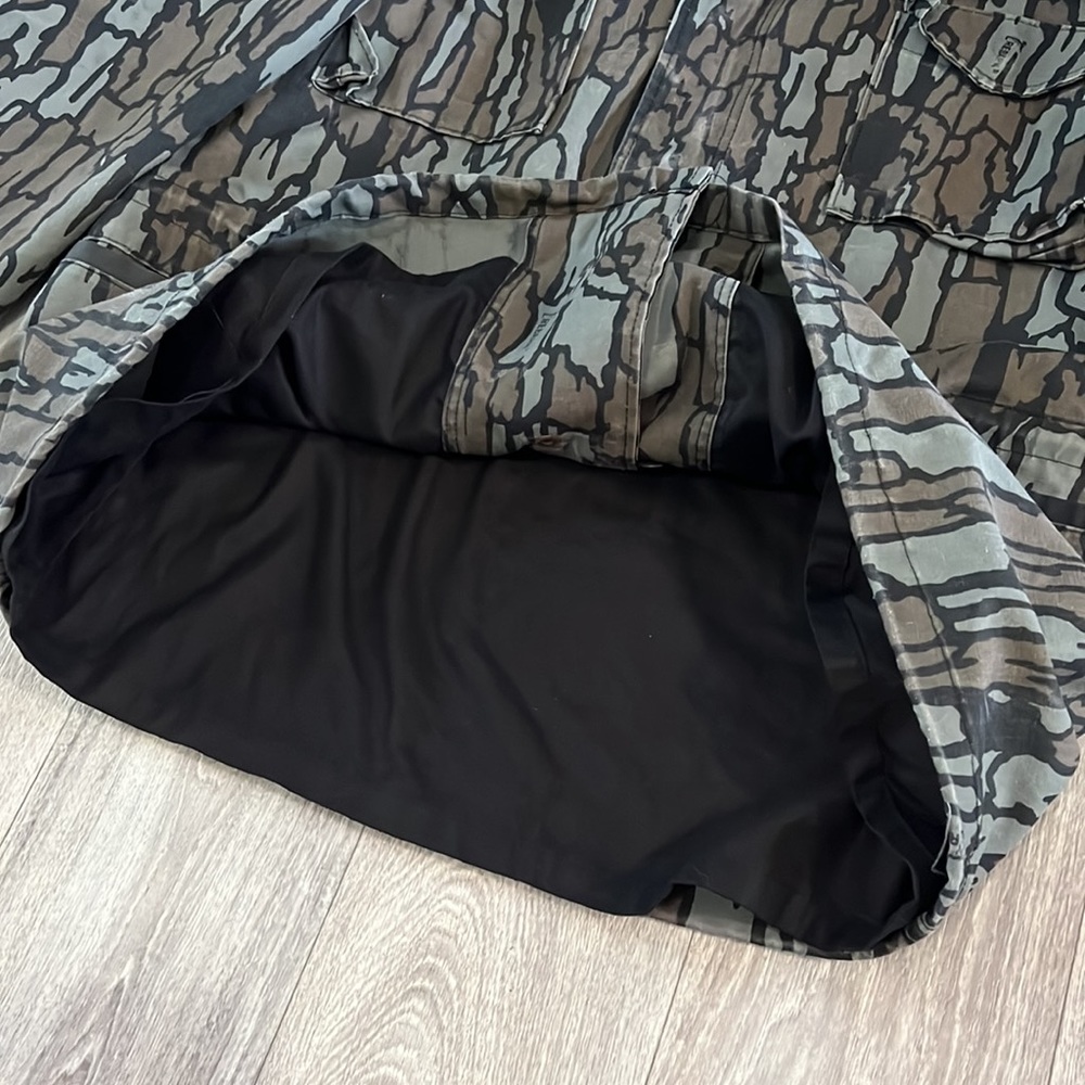 M-65 Tree Bark pattern field jacket men’s sz L, as is - Picture 9 of 16